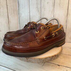 Sperry Top-Sider Gold Cup Collection Deerskin Lined Boat Shoes Mens 8.5 Vibram